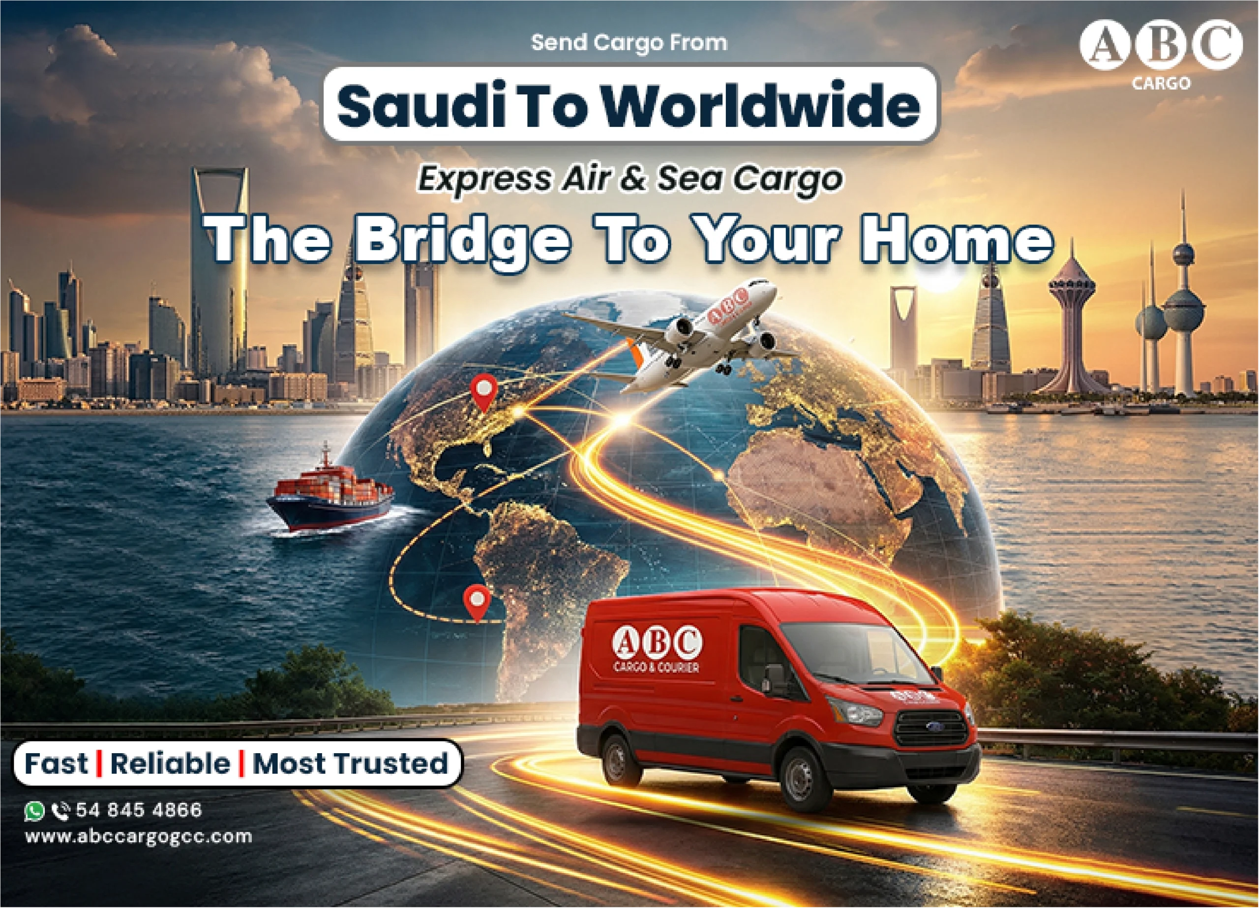 Cargo from Saudi to Worldwide