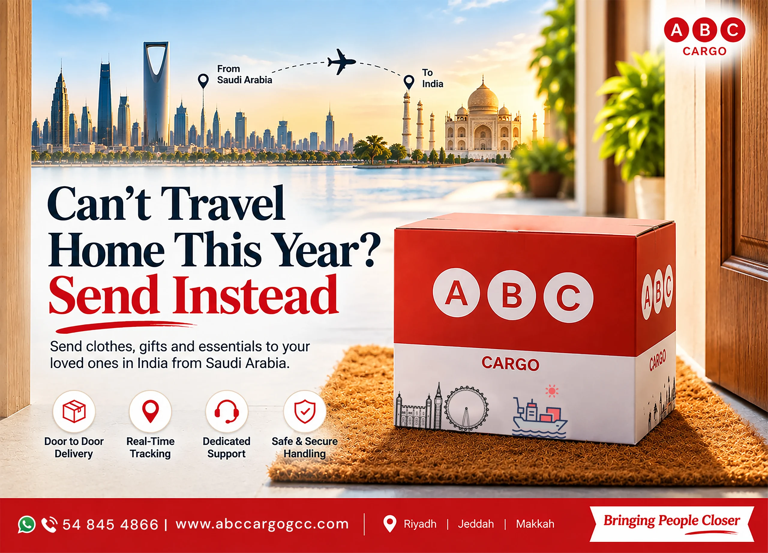 Send parcel to india from saudi arabia